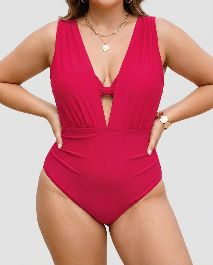 Isadora | Shaping Swimsuit V with Tummy Control Effect