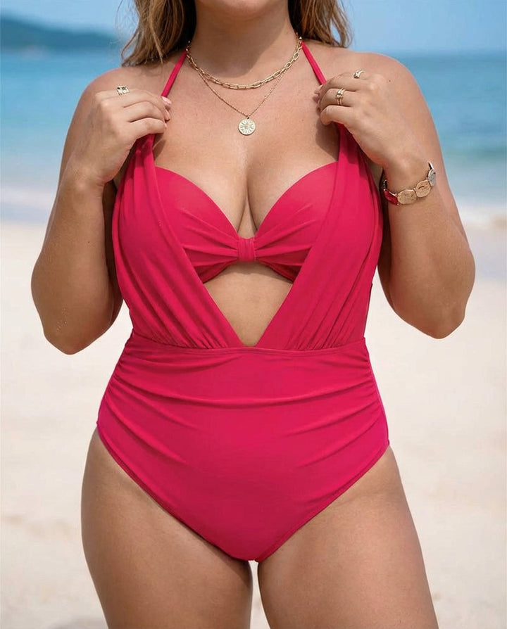 Isadora | Shaping Swimsuit V with Tummy Control Effect