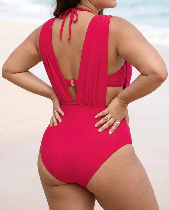 Isadora | Shaping Swimsuit V with Tummy Control Effect