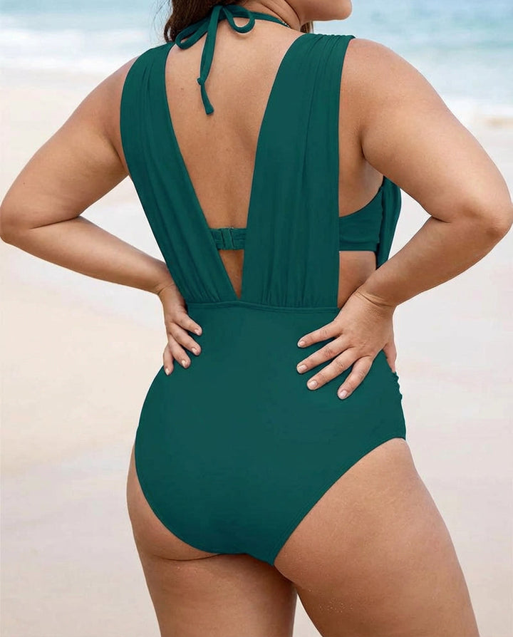 Isadora | Shaping Swimsuit V with Tummy Control Effect