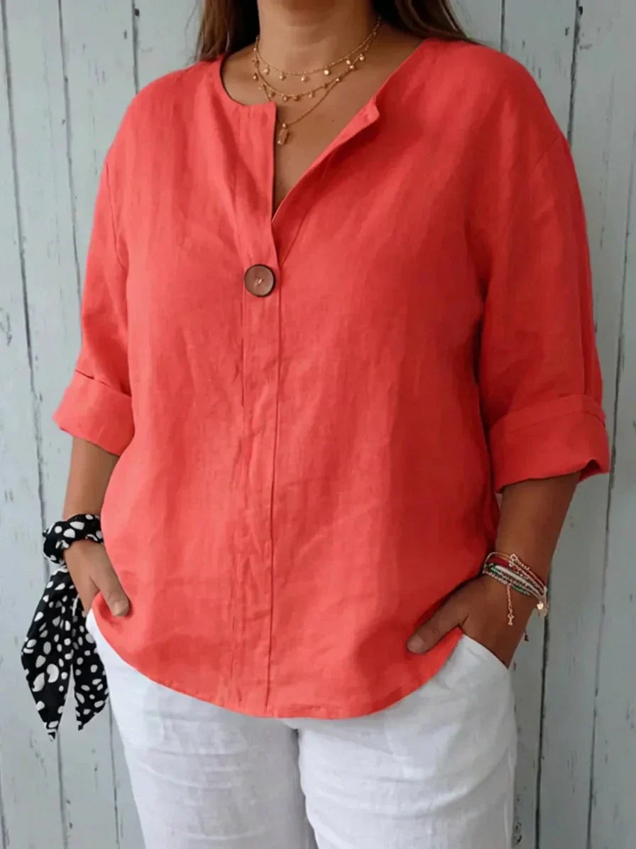Vesper | Relaxed V-Neck Top