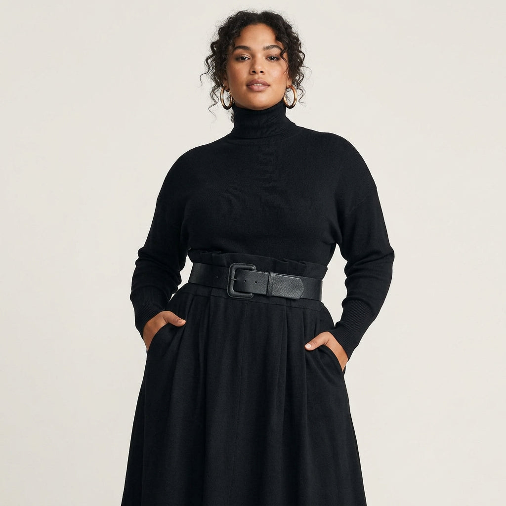 Aisha Jumpsuit with High Neck
