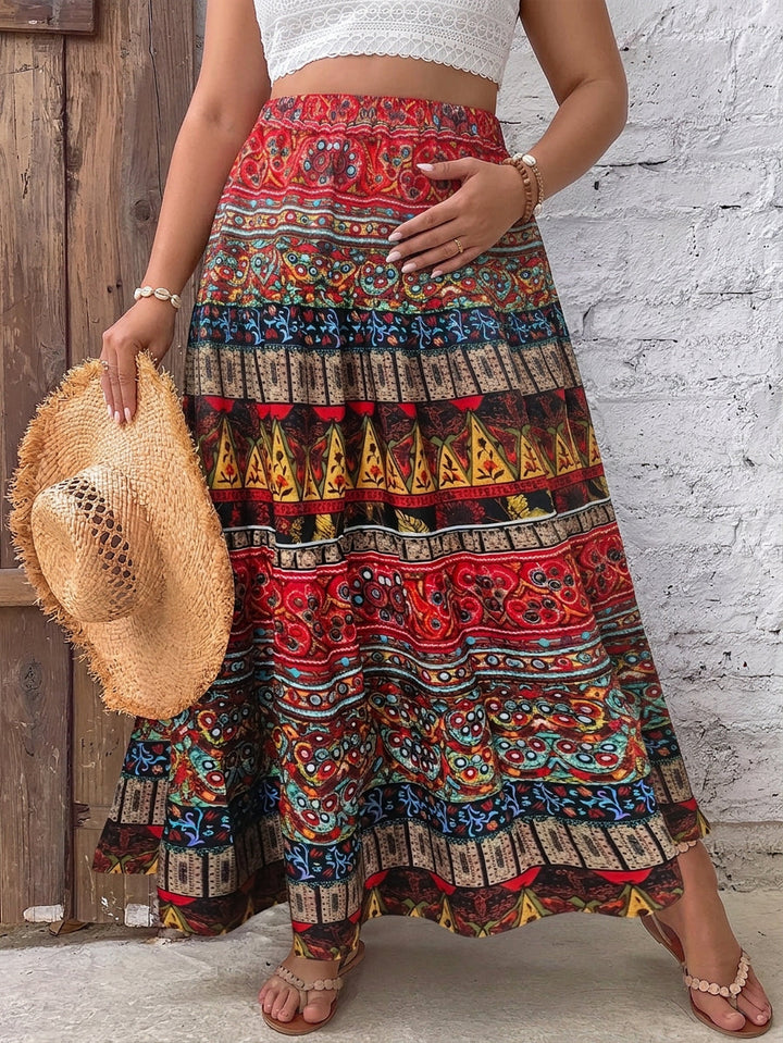 Shiloh | Boho High Waist Skirt