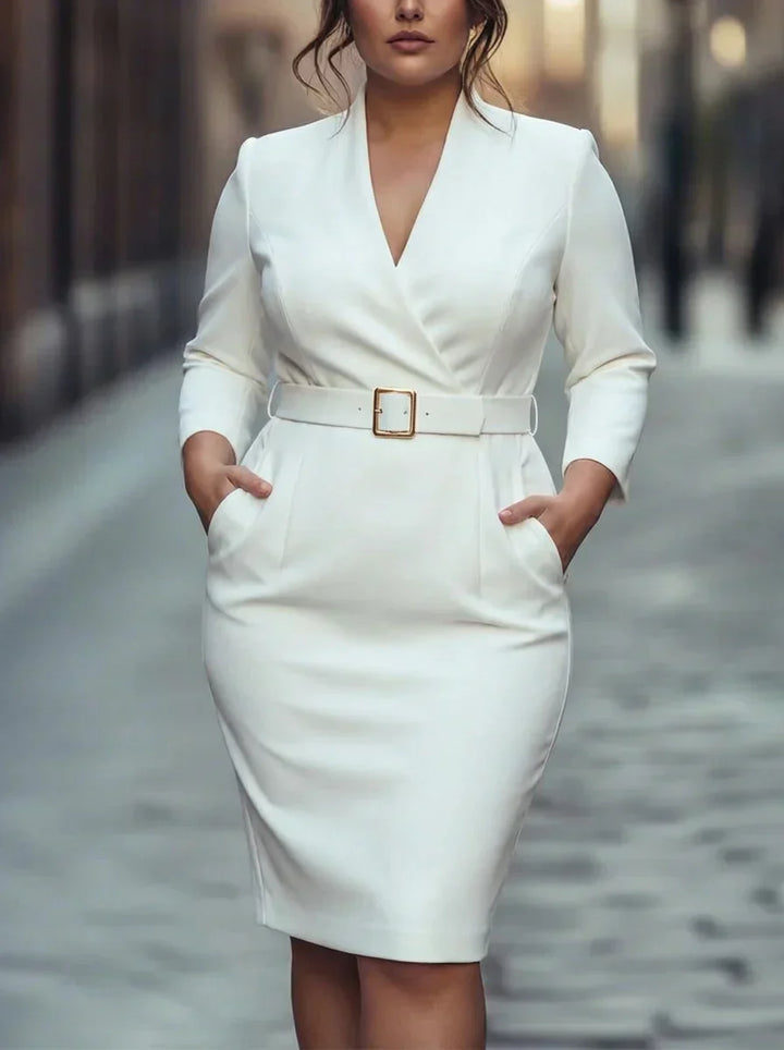 Heledd | The Belted Power Maxi Dress