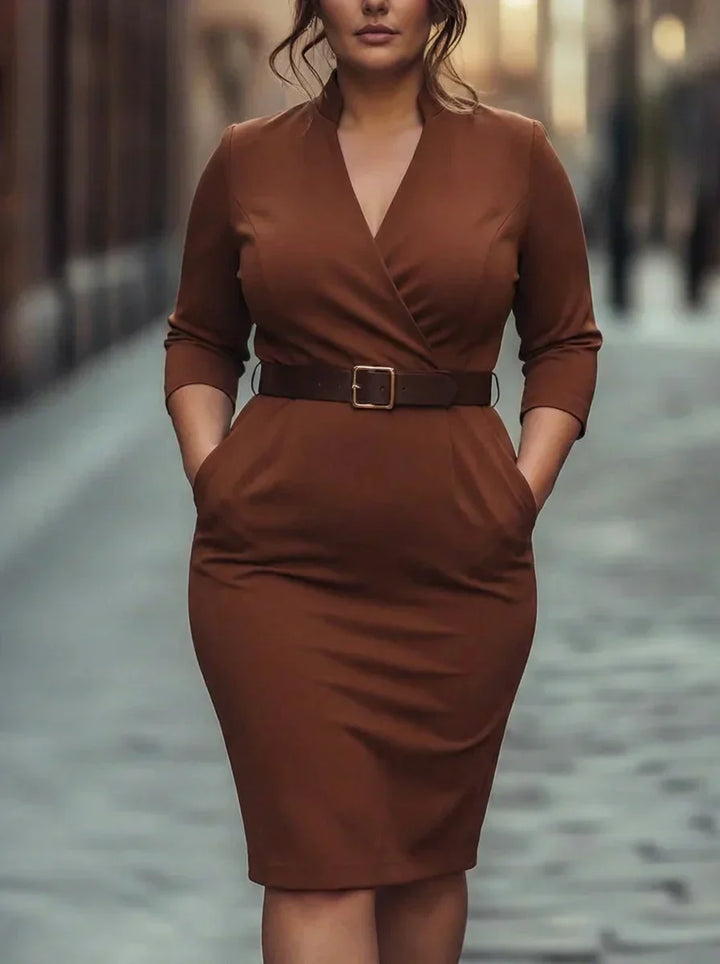 Heledd | The Belted Power Maxi Dress
