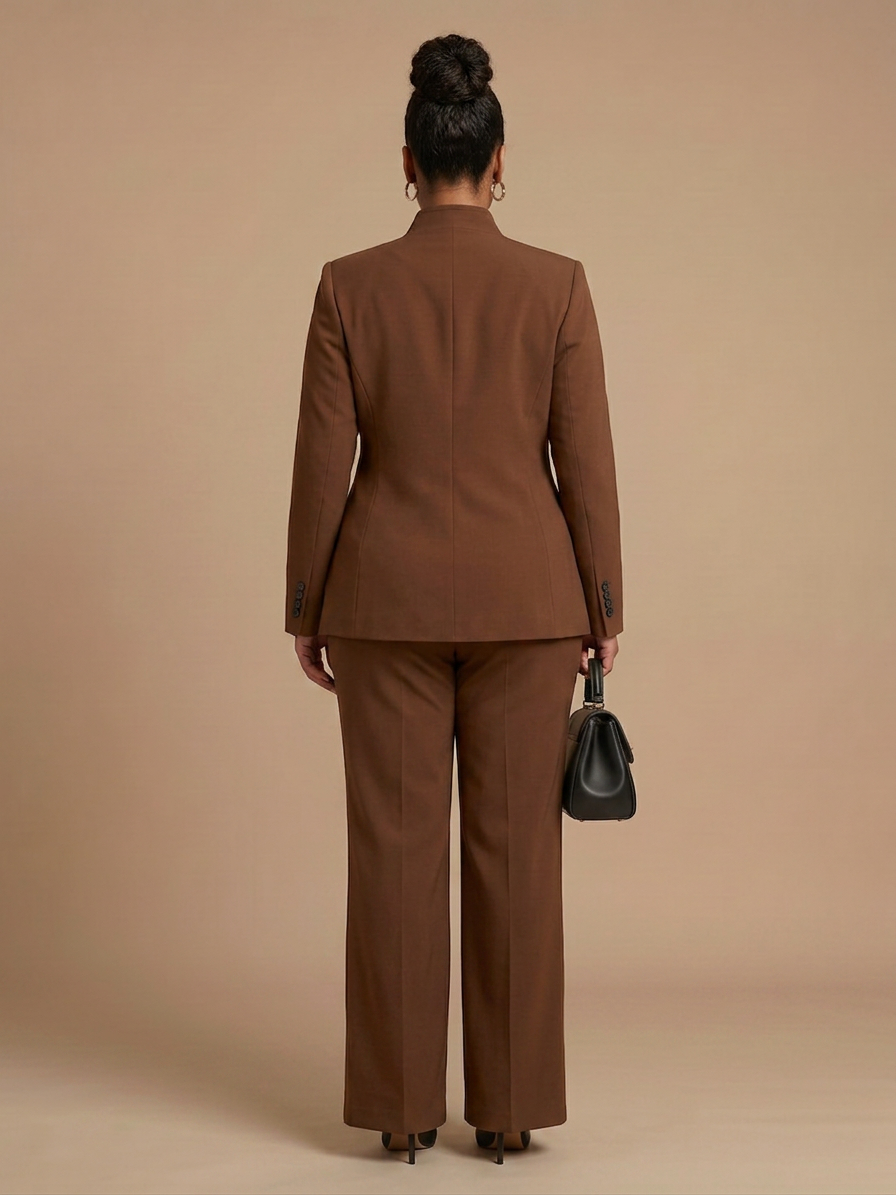 Juniper | Structured Stand Collar Tailored Suit