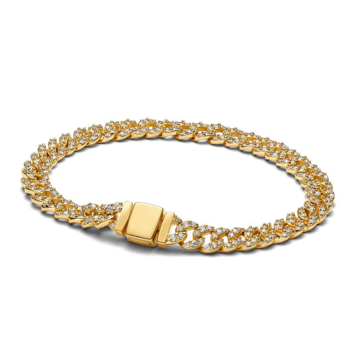 Cecily Cuban Bracelet | Gold