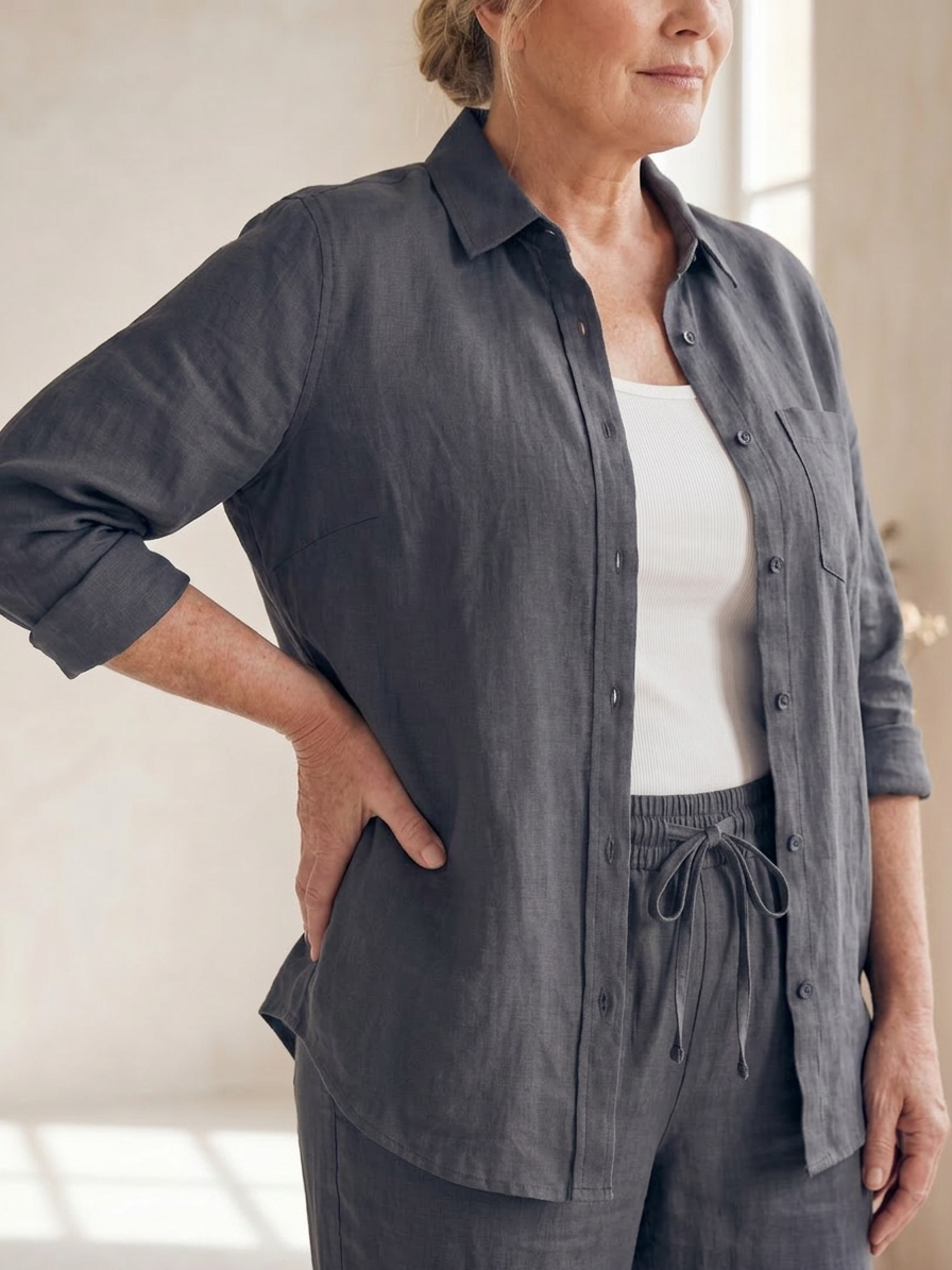 Paloma | Long Sleeve Shirt Tapered Trousers Set