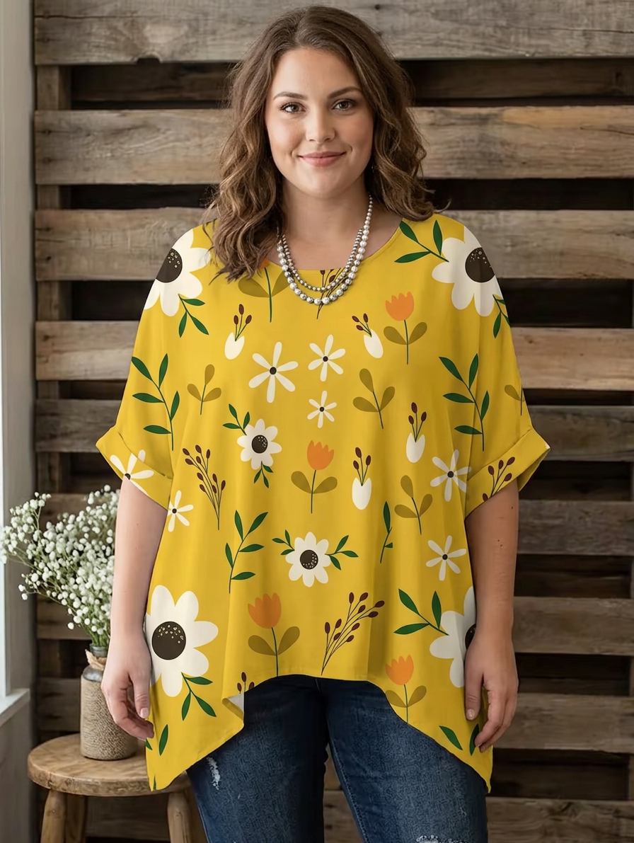 Rhian | Vintage Bohemian Floral Print Women&