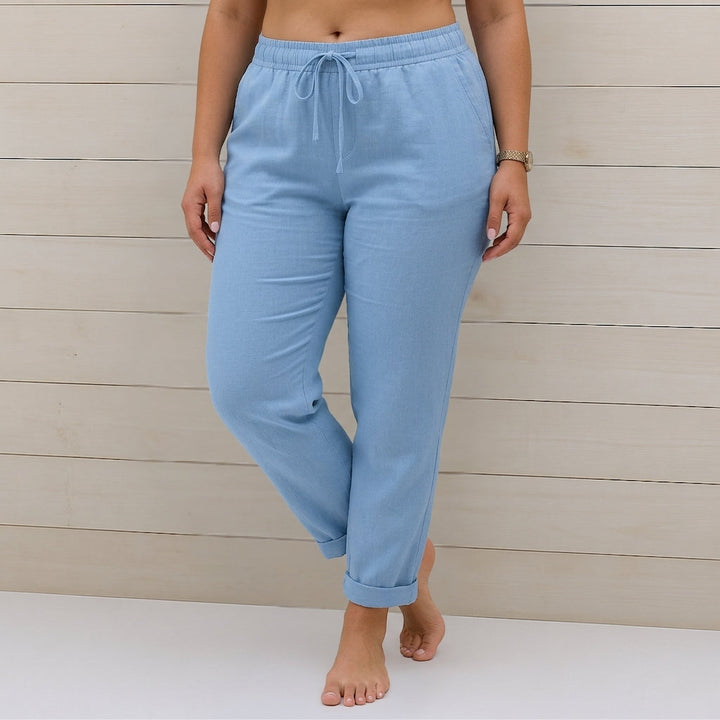 Nia | Premium Breathable Trousers with Elastic Waist