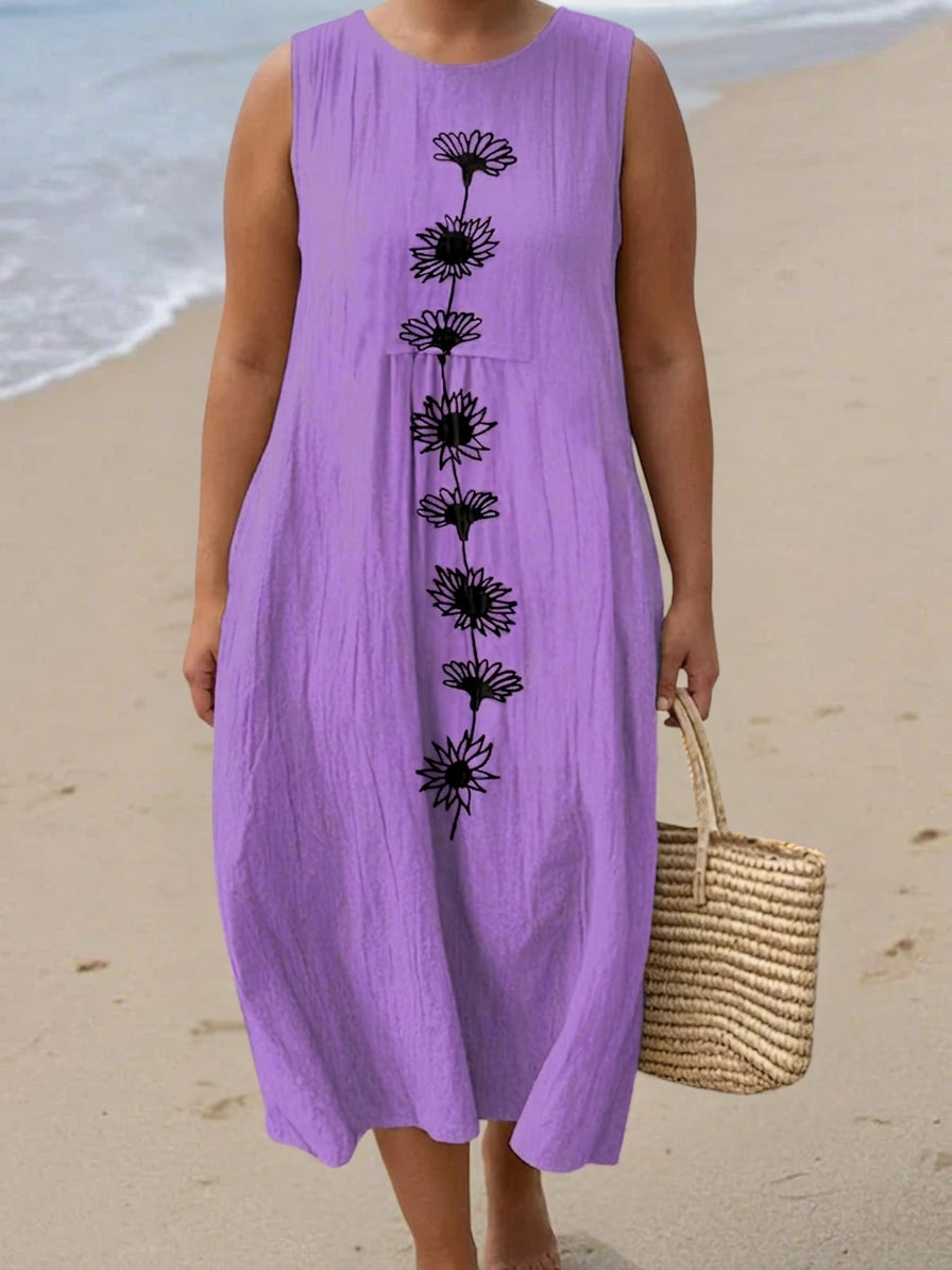 Freya Violet Bloom Midi Dress