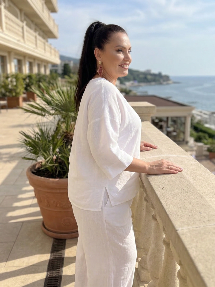 Lael | Layered Top Wide Leg Set