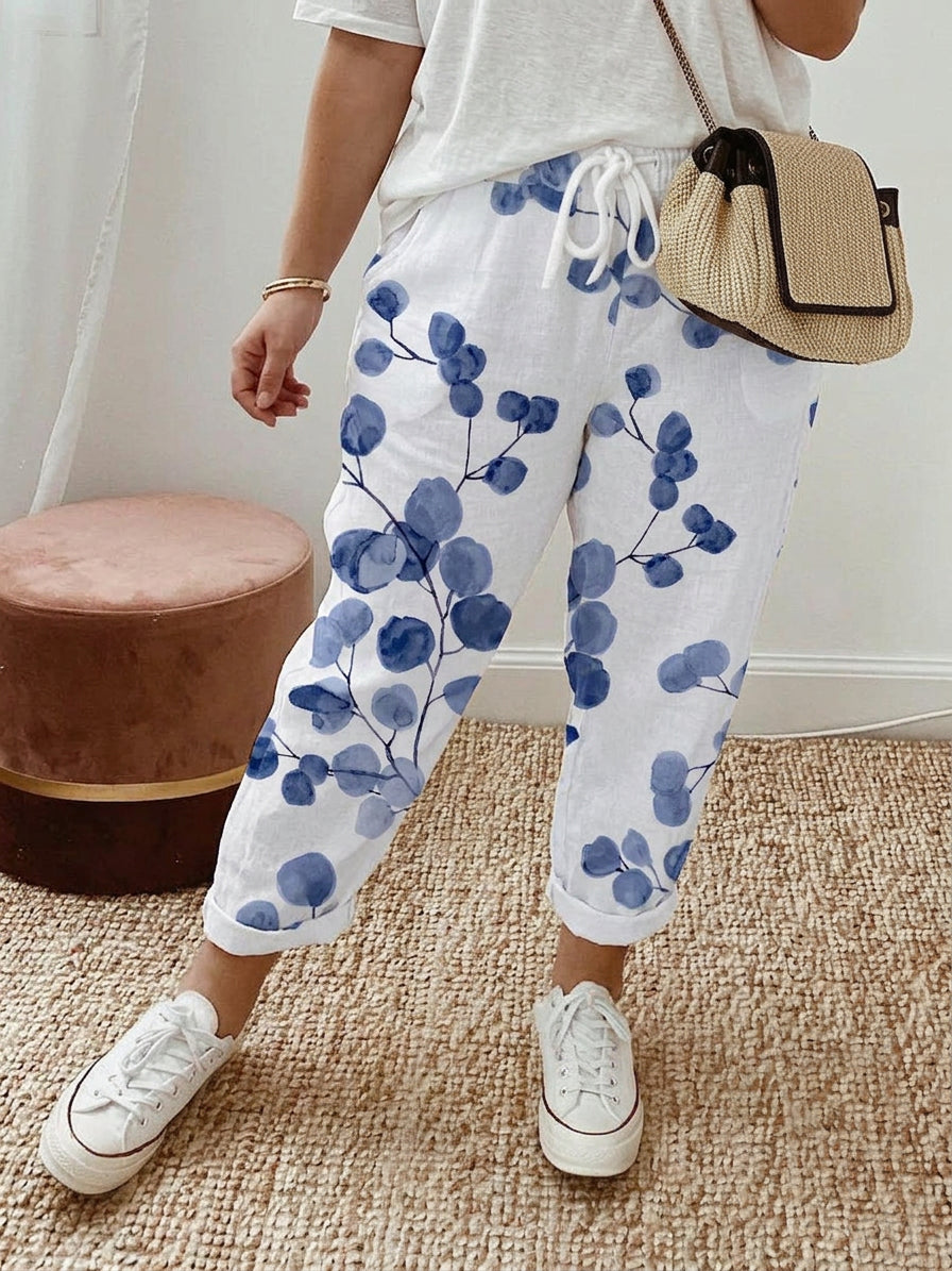 MABLE – BOTANICAL RELAXED TrouserS