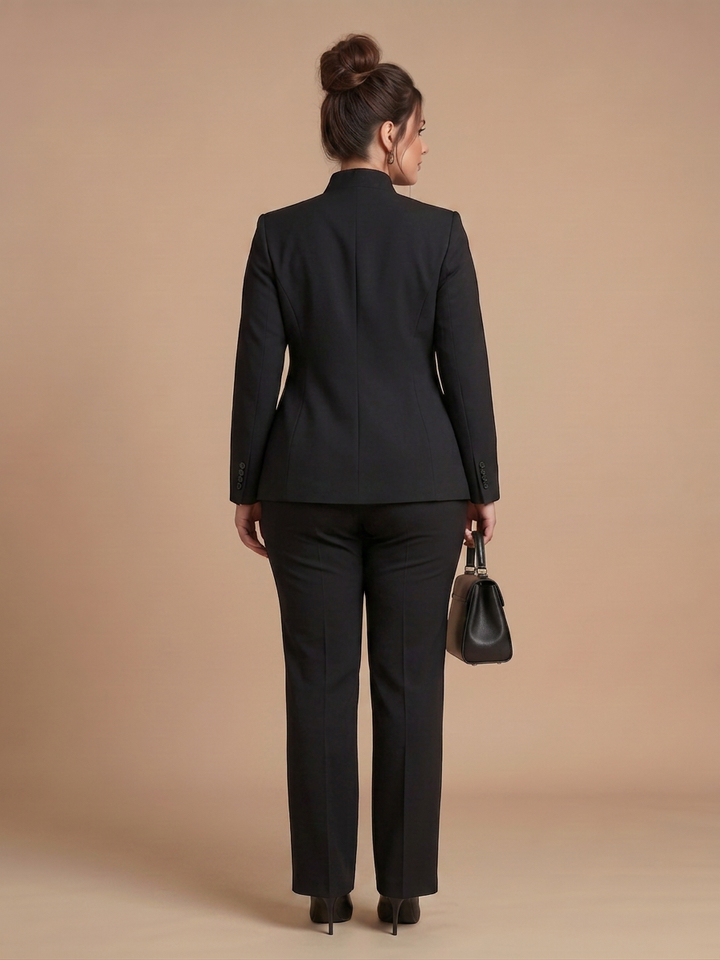Juniper | Structured Stand Collar Tailored Suit
