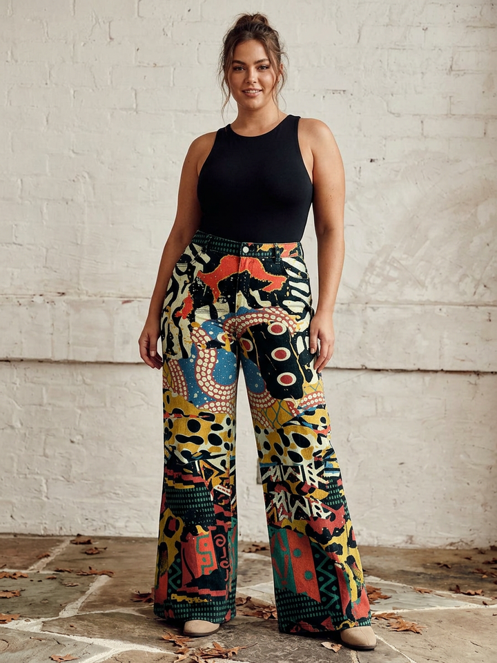 Anya - Elegant Wide Trousers