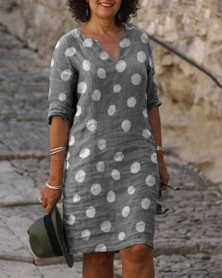 Ula V-Neck Dress: Fresh Spring Elegance