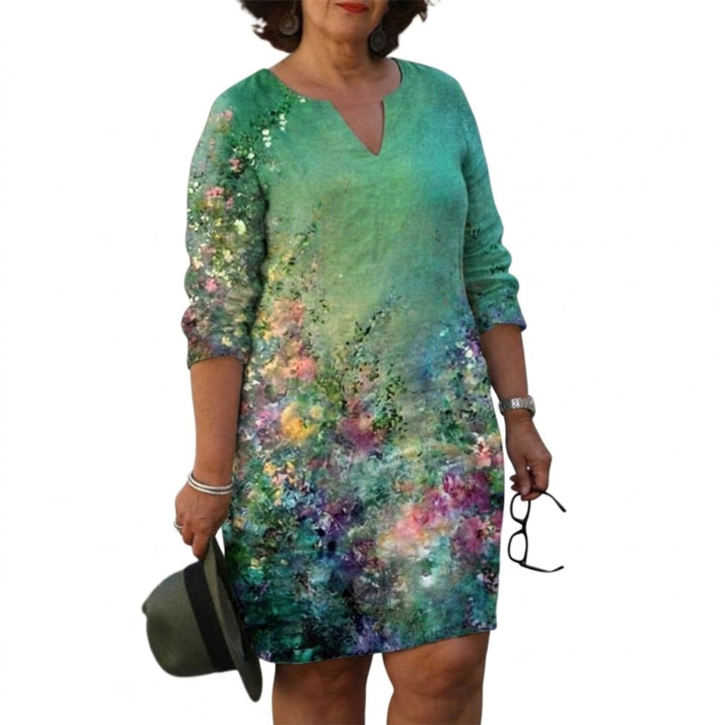 Nova Printed  Dress: Effortless Everyday Comfort
