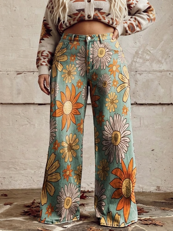 Lael - Palazzo Trousers Floral