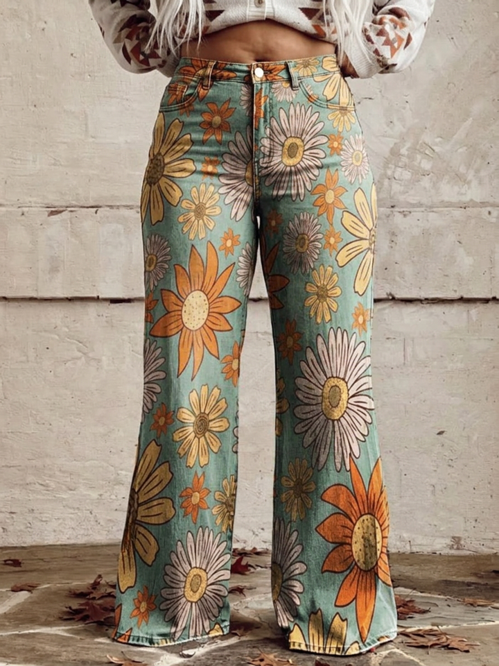 Lael - Palazzo Trousers Floral