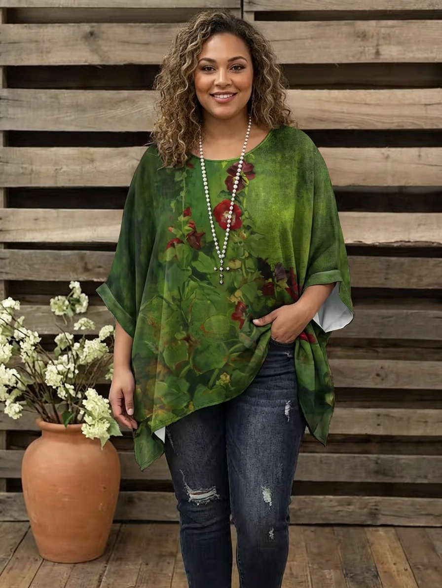 Jessamine | Vintage Bohemian Floral Print Women&
