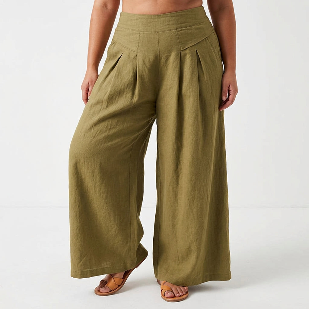 Rhea | Wide-Leg Relaxed Trousers