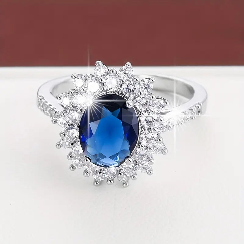 Verena Saphirae Ring | White Gold