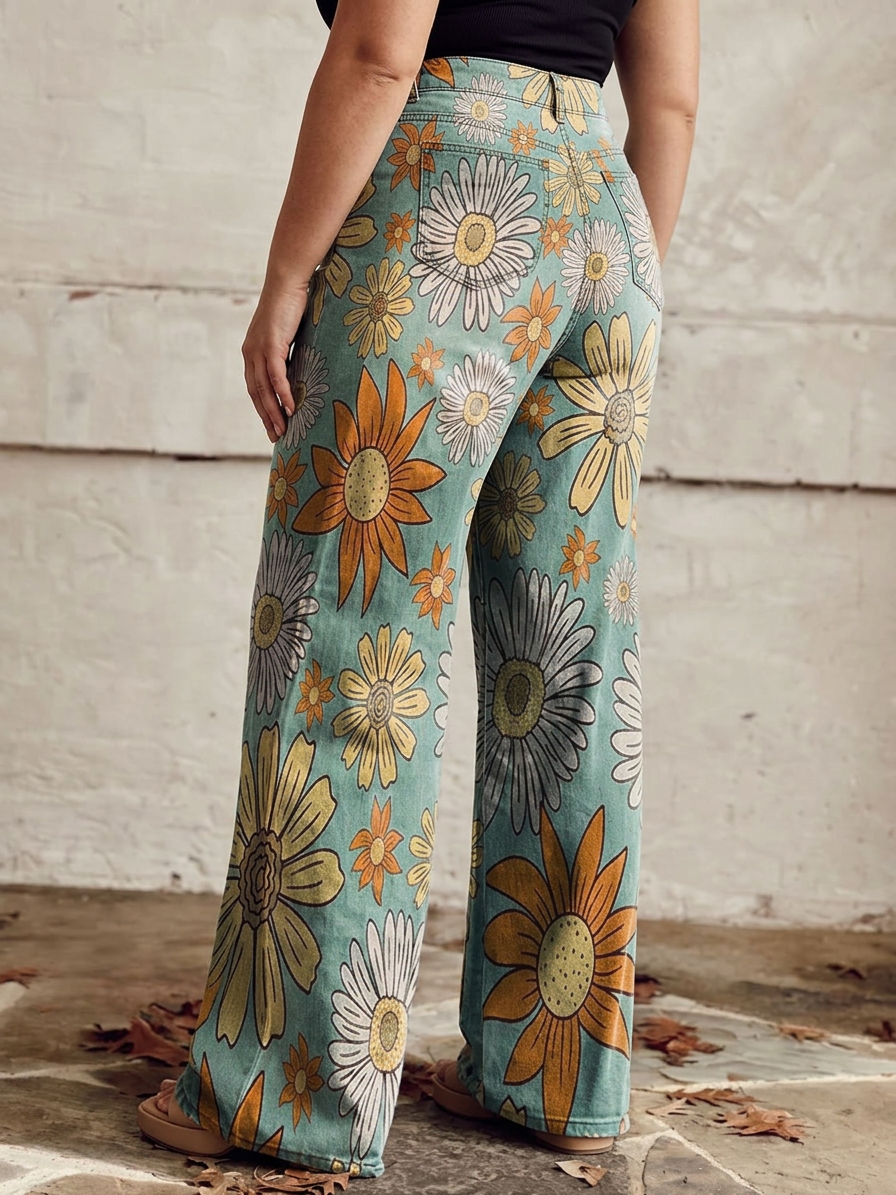 Lael - Palazzo Trousers Floral