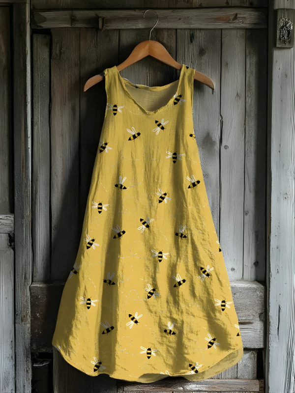 Imogen - Honeybee Meadow Tank Dress