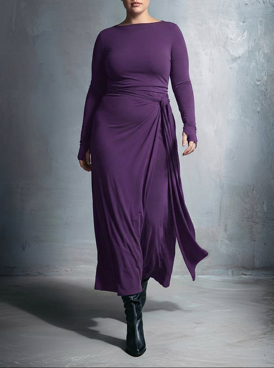 SELMA | SIDE KNOT MAXI DRESS