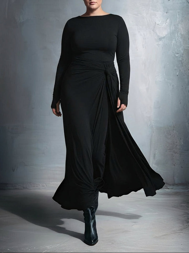 SELMA | SIDE KNOT MAXI DRESS