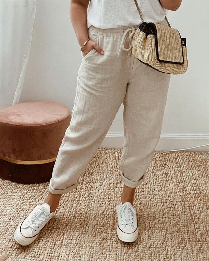 Noa | Casual &amp; Elegant Waistband Trouser