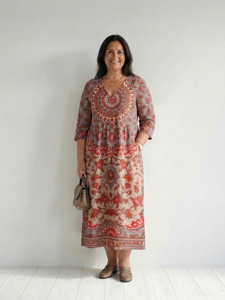 Rosa | Balanced Fit Midi Dress