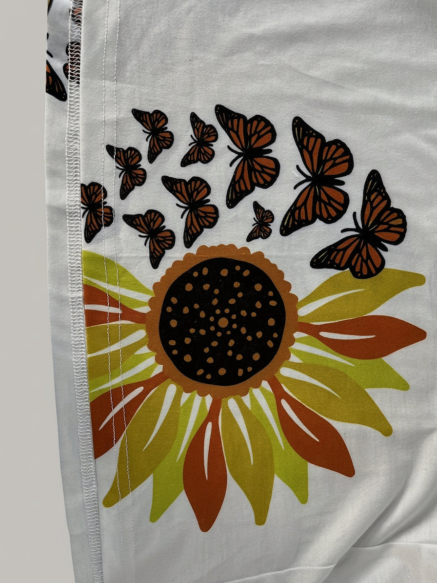 Theodora - Chic Sunflower Dress