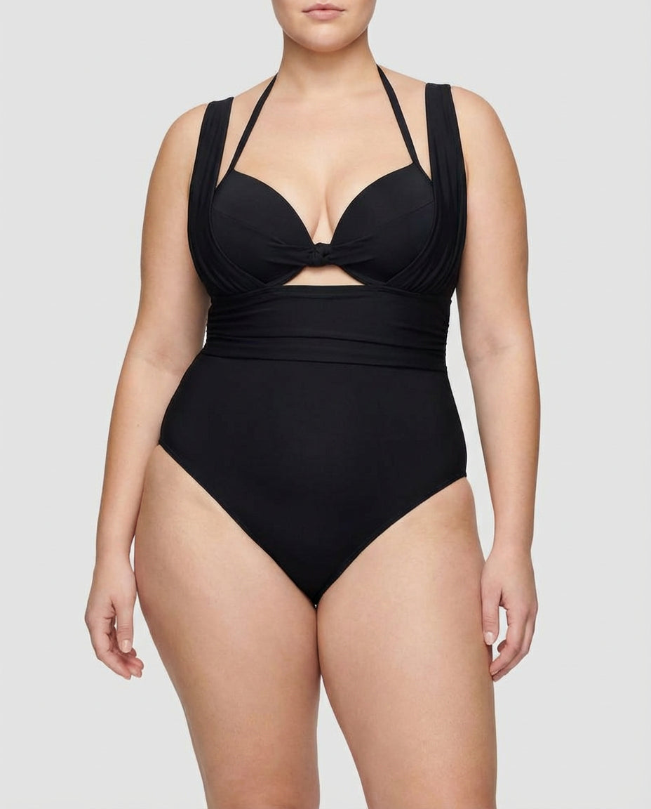 Isadora | Shaping Swimsuit V with Tummy Control Effect
