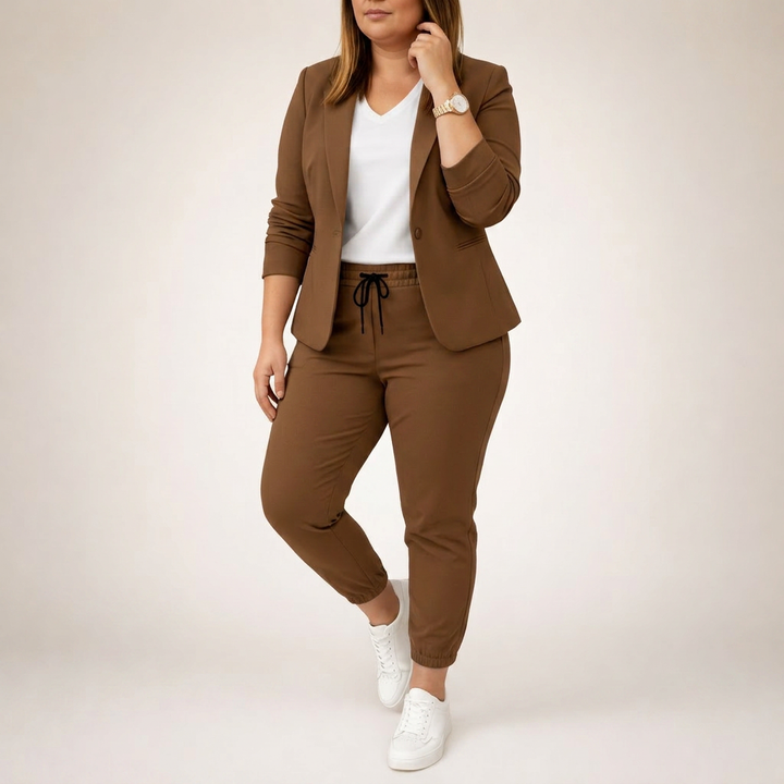 Rosanna | Loose Suit Set with a Sporty Accent