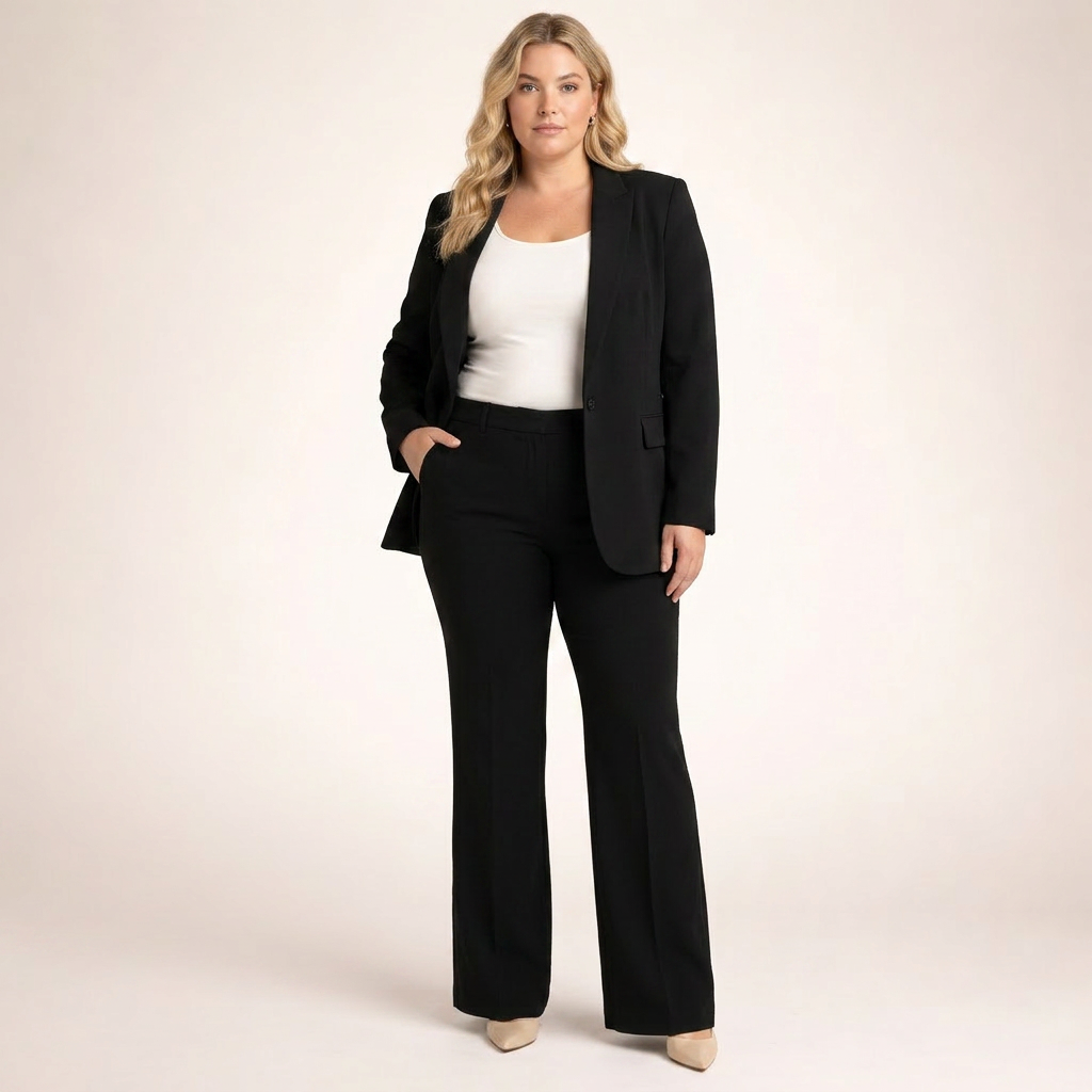 Priya | Elegant Suit Set with Flared Trousers