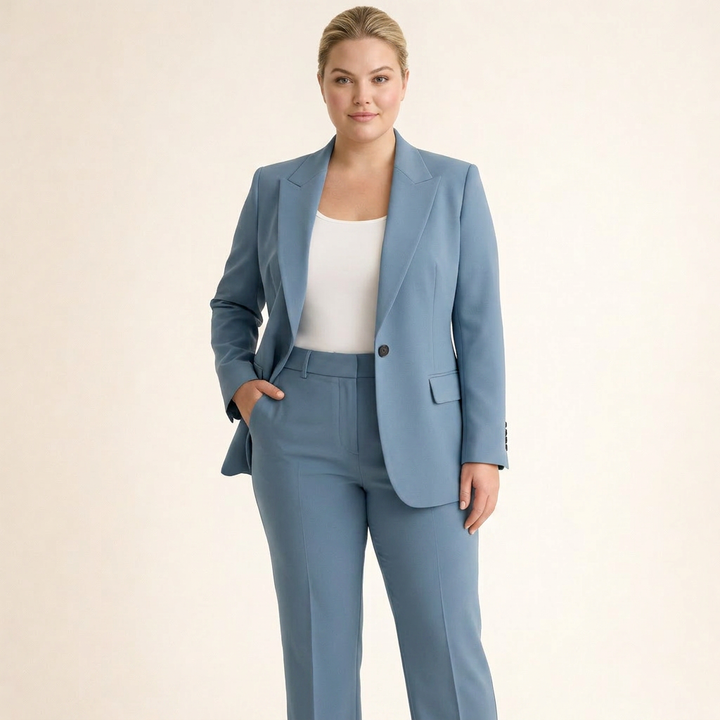 Priya | Elegant Suit Set with Flared Trousers