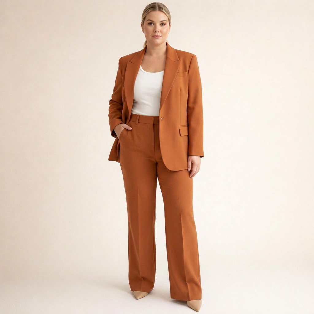 Priya | Elegant Suit Set with Flared Trousers