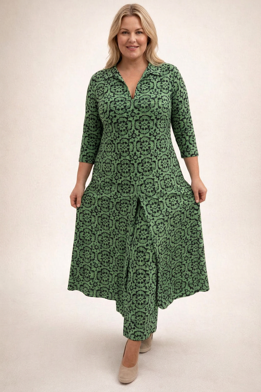 Eleni | Patterned Dress