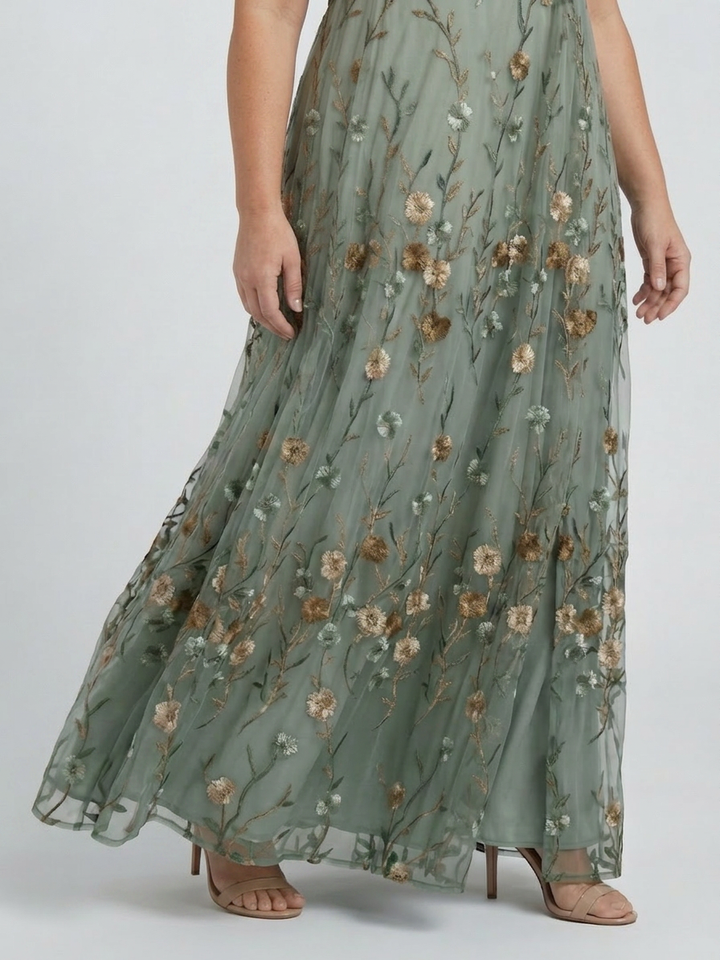 Ottilie | Halter Bloom Flow Maxi Dress