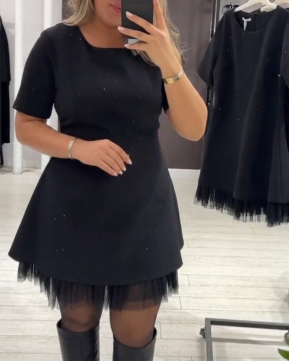 Mirabel - A-Line Patchwork Dress