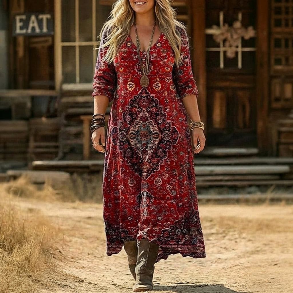 Winslow | Vintage-Inspired Long Sleeve Casual Dress