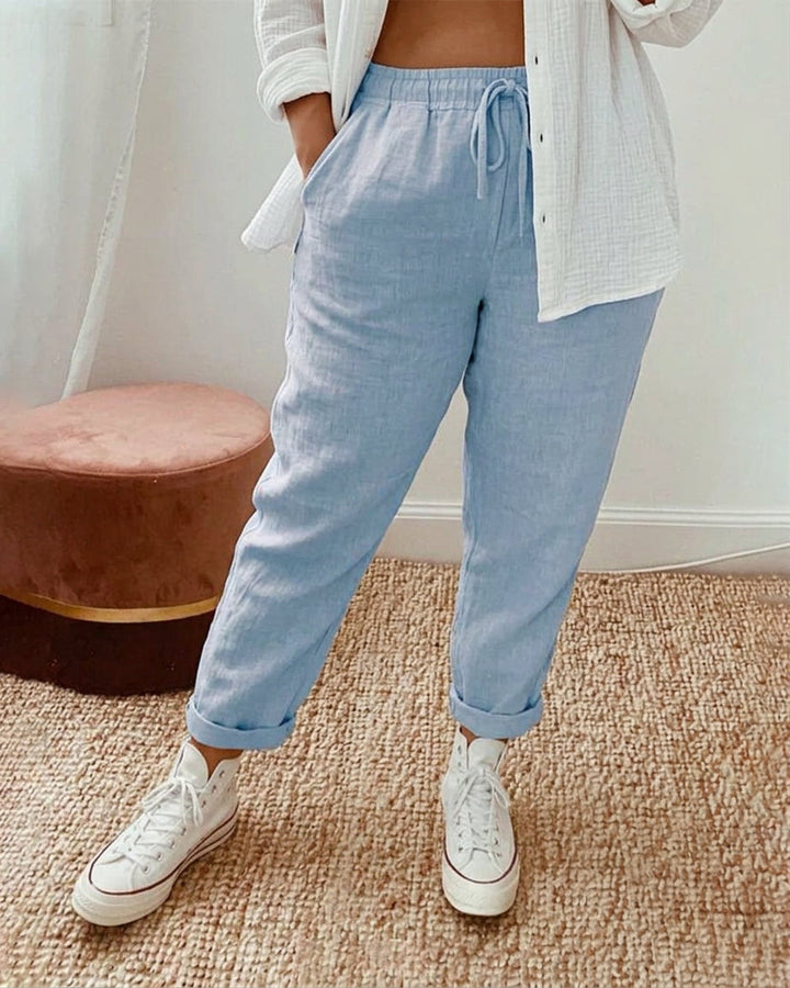 Noa | Casual &amp; Elegant Waistband Trouser