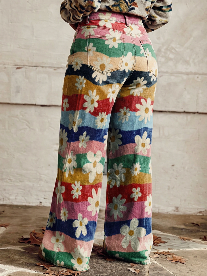 Maeve - Elegant Floral Trousers