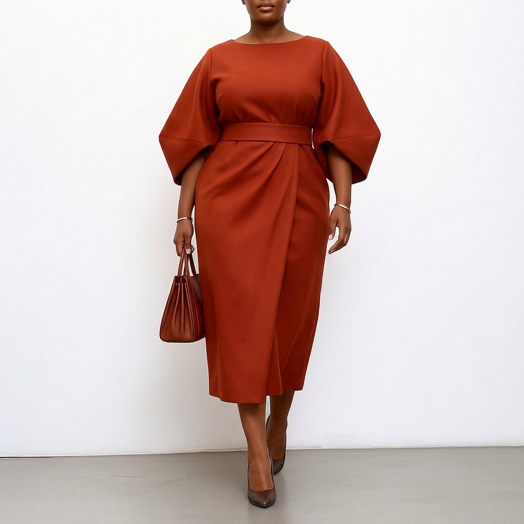 Zora | Maxi Dress with Batwing Sleeves