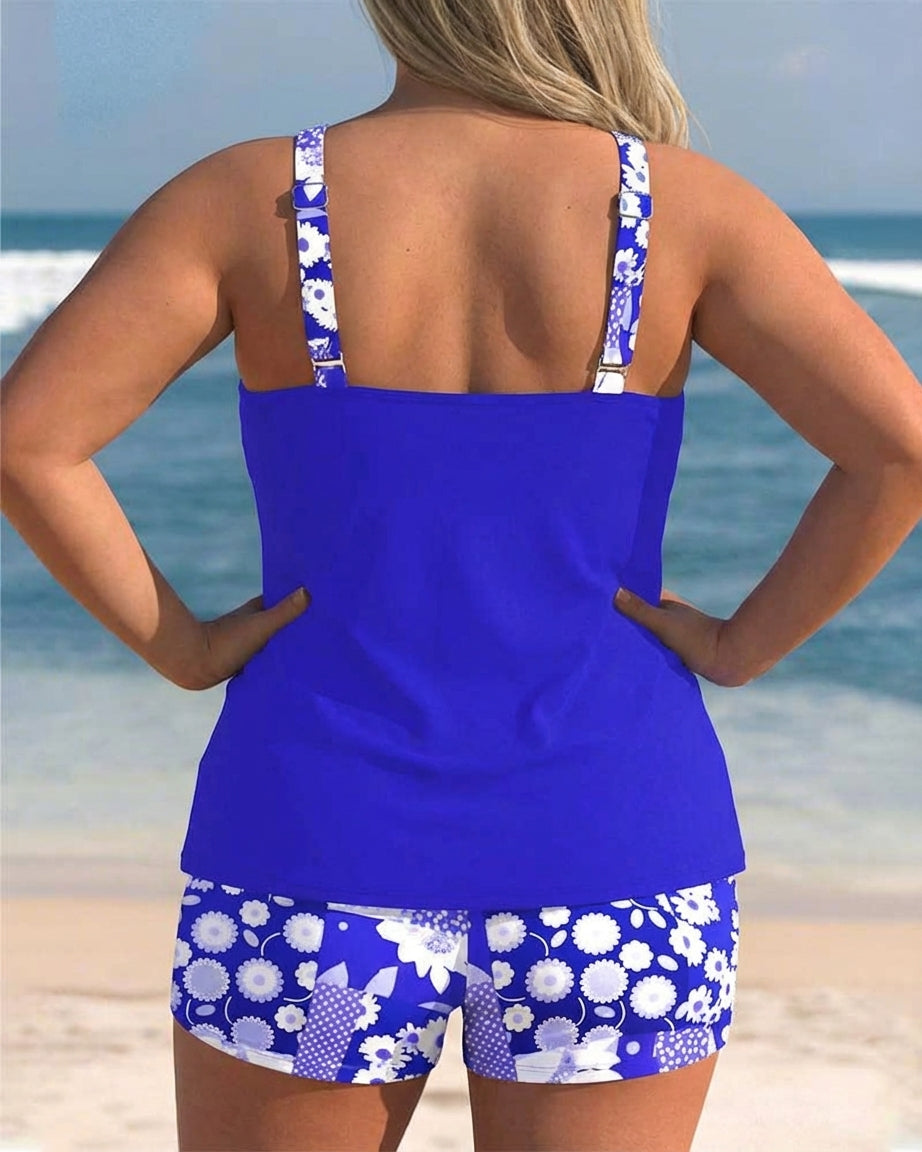 Freya | Two-Piece Swimsuit with Comfortable Fit and Floral Beach Style