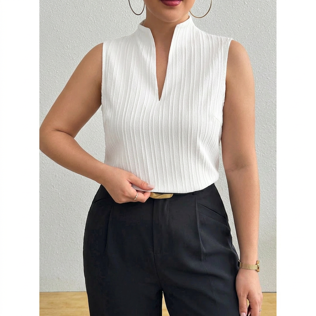 Monroe | Striped Sleeveless Top