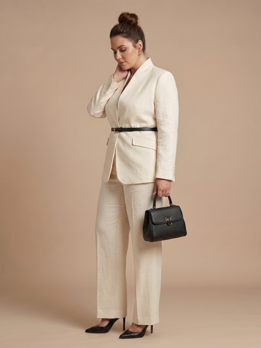 Juniper | Structured Stand Collar Tailored Suit