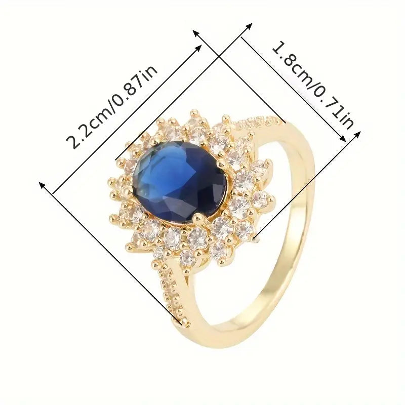 Verena Saphirae Ring | White Gold