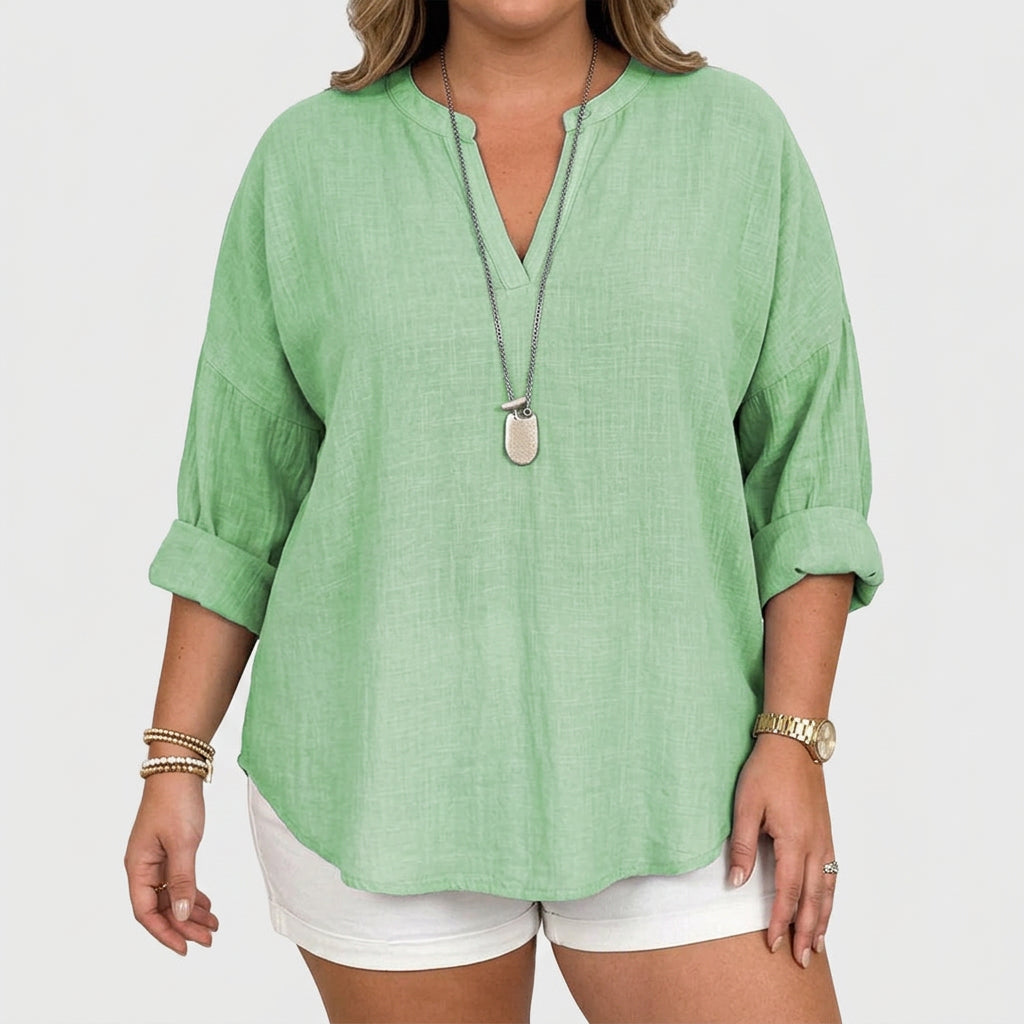 Katya | Flowy Elegant Beach Shirt